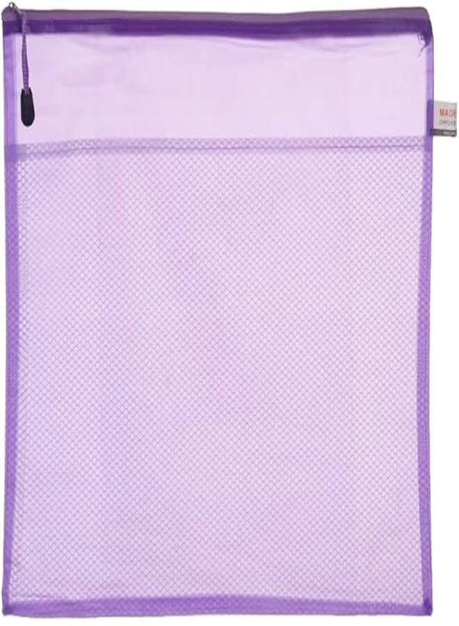 3A A3-1007 Plastic Zipper File 30 * 42 cm 1 Piece - Mauve